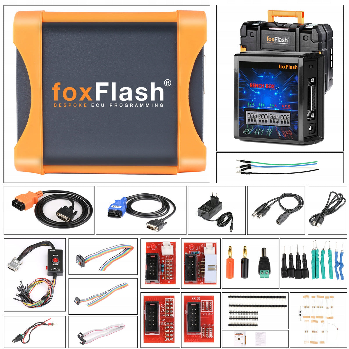 FoxFlash Chip Tuning Tool ECU Programmer with Free Damo Software