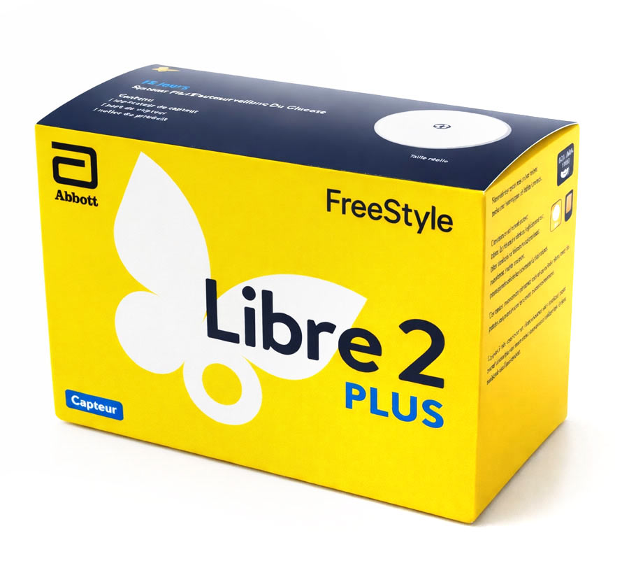 Freestyle Libre 2 - Plus Glucose Sensor with Alarm Function 15 days