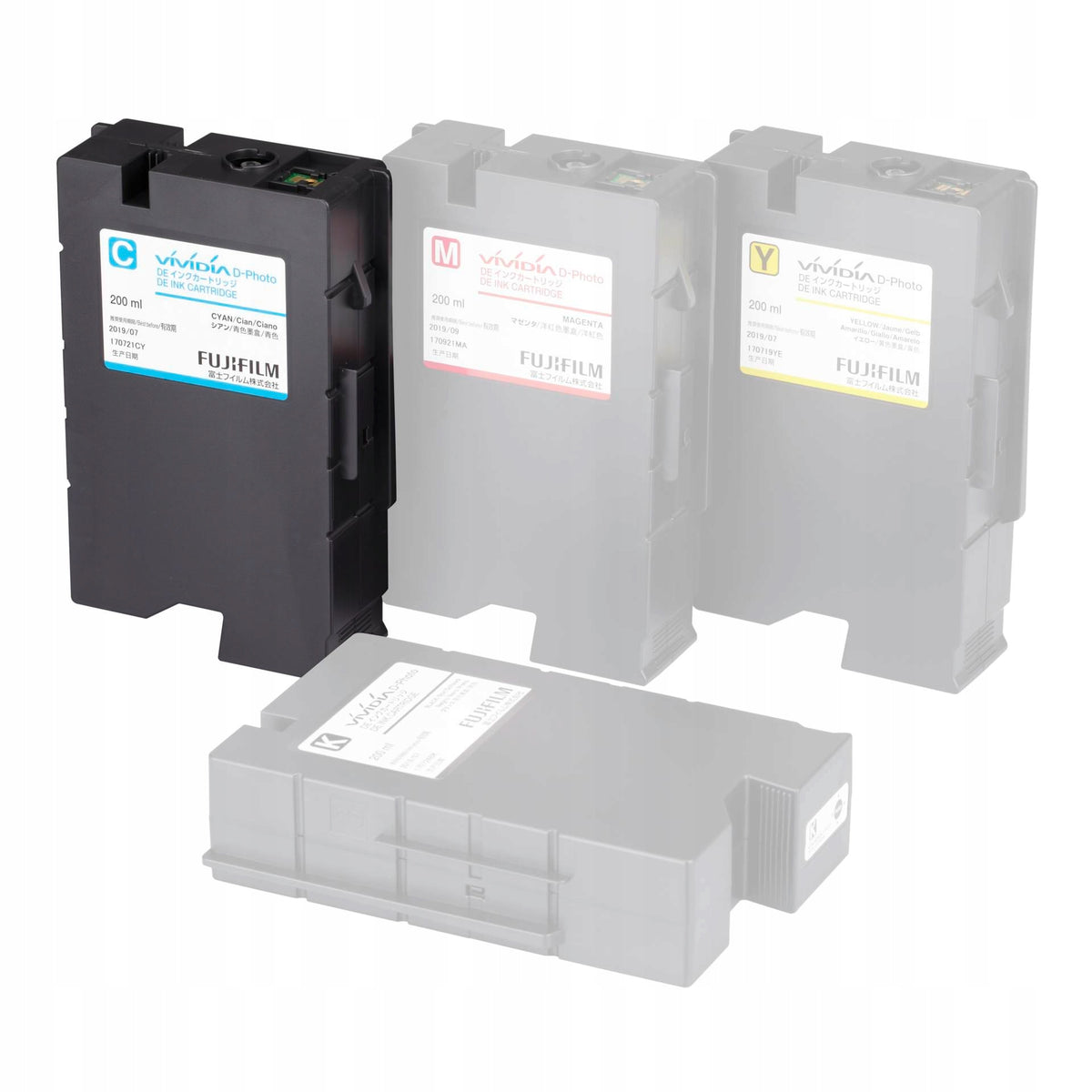 Fujifilm DE Ink Cartridge - 200 ml Cyan