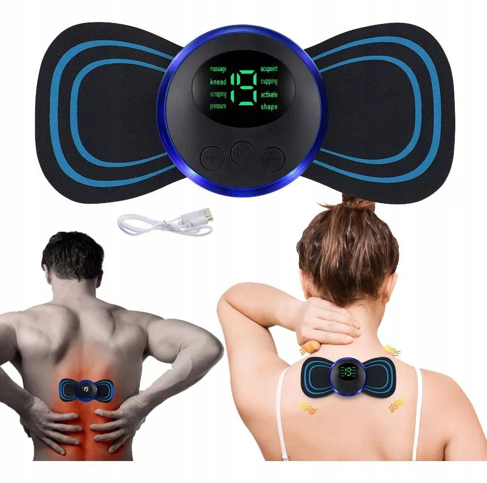 Full Body USB Massager Leg Neck Muscle Electrostimulator Packaging status original