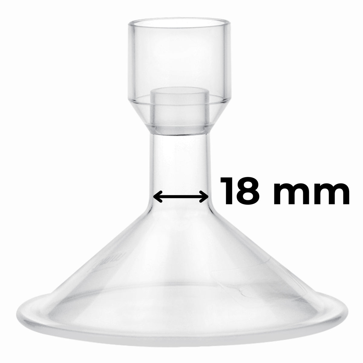 Funnel for breast pump standard 18 mm
