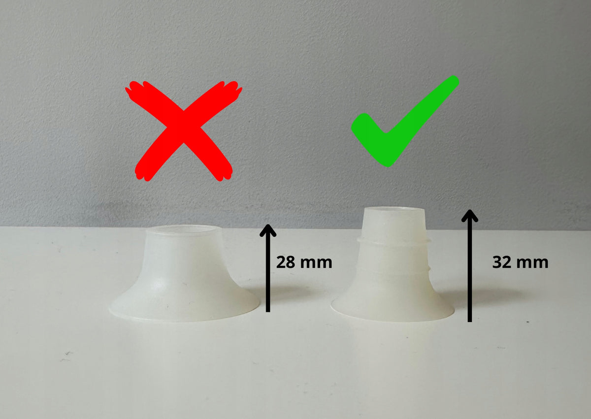 Funnel insert 24 mm short size 16 mm - 1 piece Packaging status original