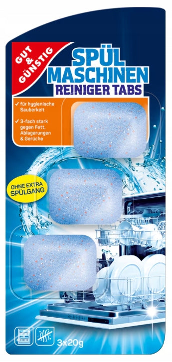 G&G Dishwasher Cleaning Tablets 3 x 20 g