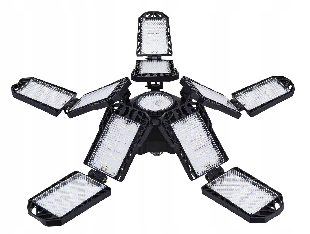 GARAGE LAMP LED CEILING EXTENDABLE HALOGEN E27 5 ADJUSTABLE ARMS Manufacturer code 010L