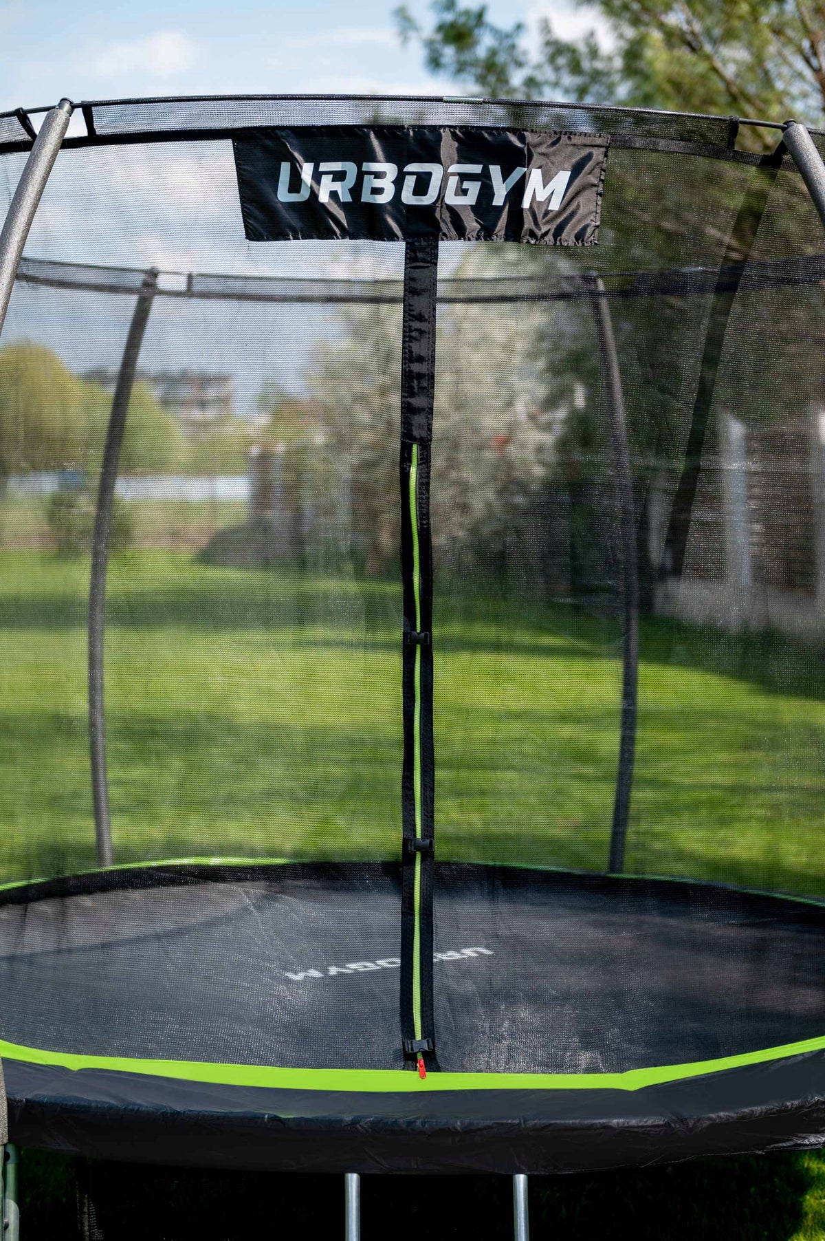GARDEN TRAMPOLINE WITH INDOOR MESH FOR CHILDREN'S GARDEN 14 FT 435CM Packaging status original