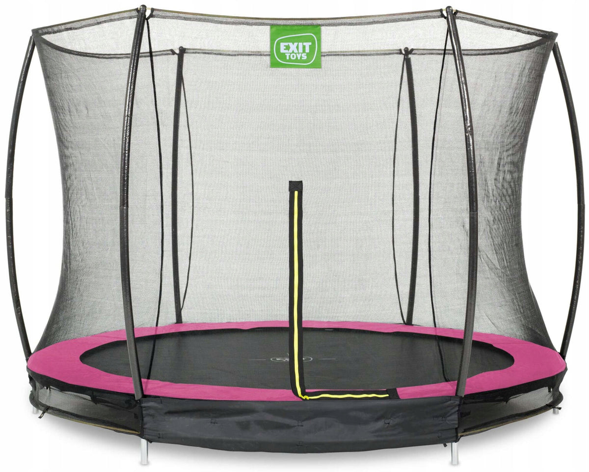 GARDEN TRAMPOLINE WITH INTERNAL SAFETY NET ø244 CM TO THE GROUND