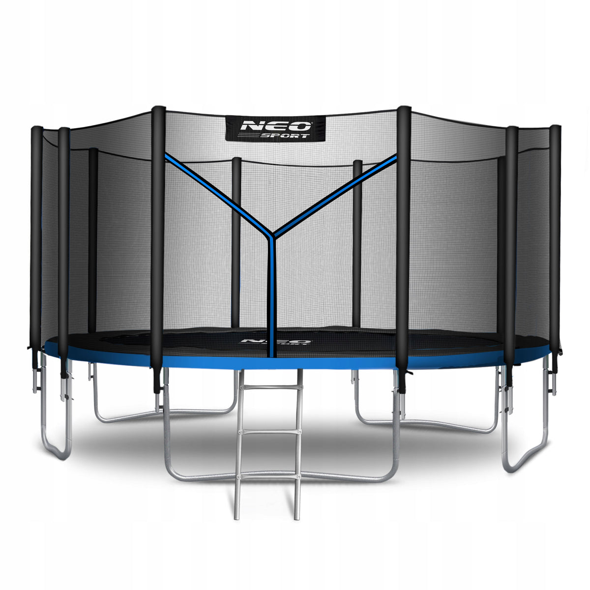 GARDEN TRAMPOLINE for children with OUTDOOR NETTING 435cm 15ft NEOSPORT