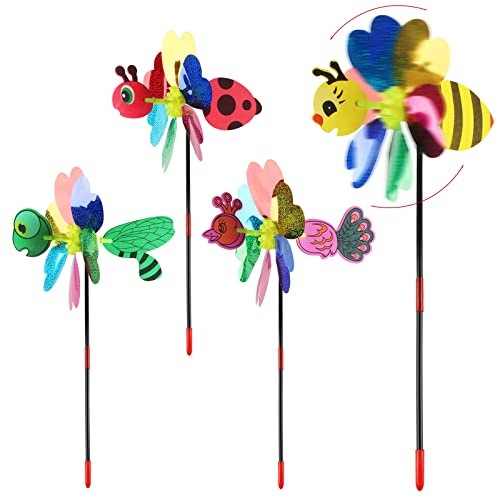 GARDEN WINDMILL FOR KIDS DECORATIVE 4 PIECES PLASTIC Manufacturer code SWC5908151178188