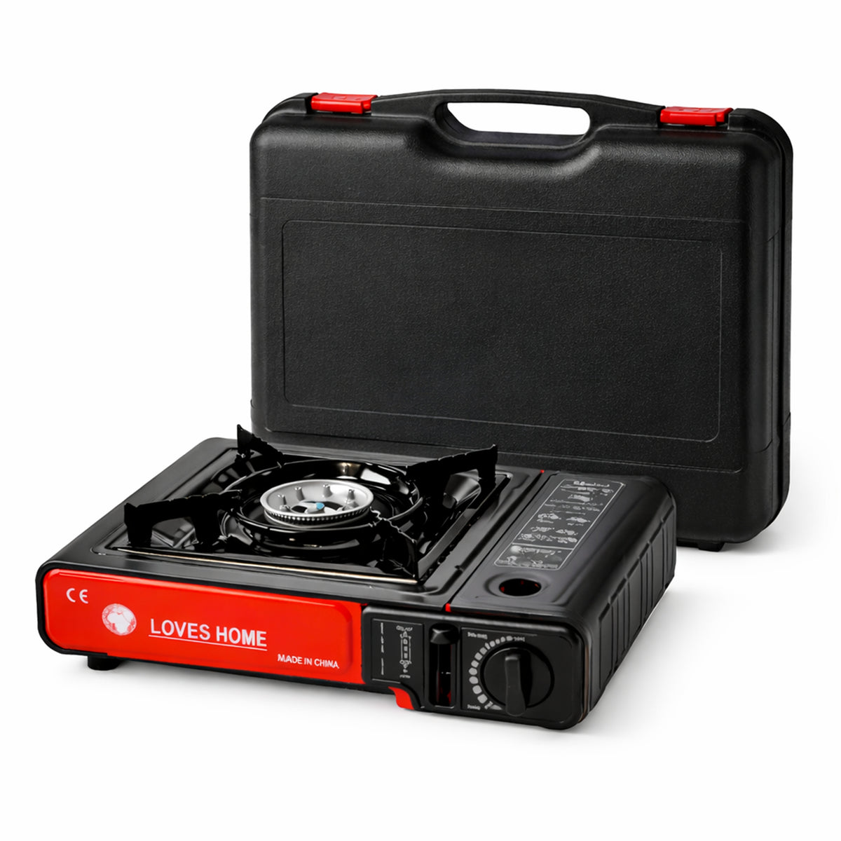 GAS TOURIST STOVE CAMPING PORTABLE FIELD SUITCASE CAMPING GAS Packaging status original