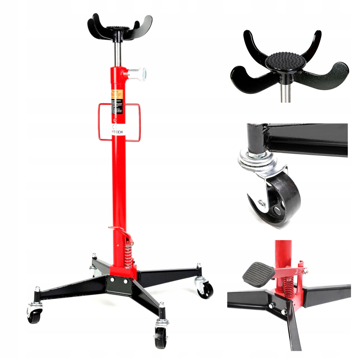GEARBOX LIFT PRESSER 3/4T 750KG+RUBBER STRONG WHEELS