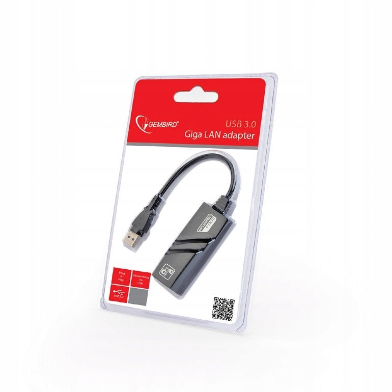 GEMBIRD USB 3.0 to Gigabit LAN RJ-45 Adapter Manufacturer code NIC-U3-02