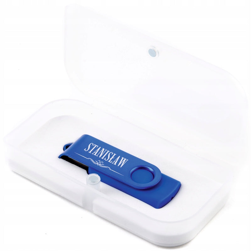GIFT Pendrive ENGRAVING 16 GB USB 2.0 + box + NAME ENGRAVING