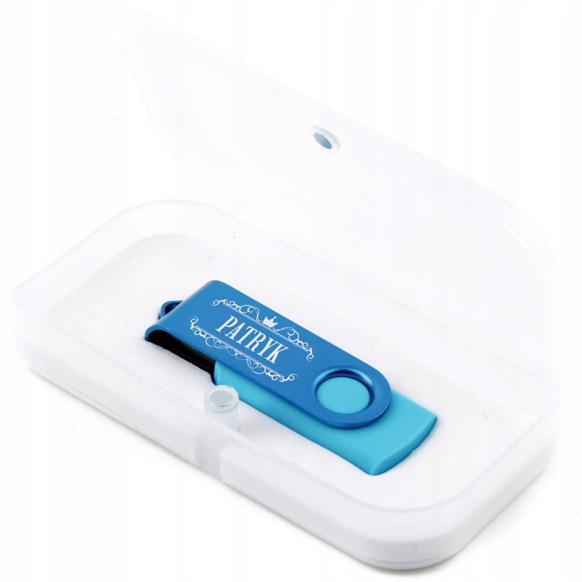 GIFT Pendrive ENGRAVING 4 GB USB 2.0 + box + NAME ENGRAVING