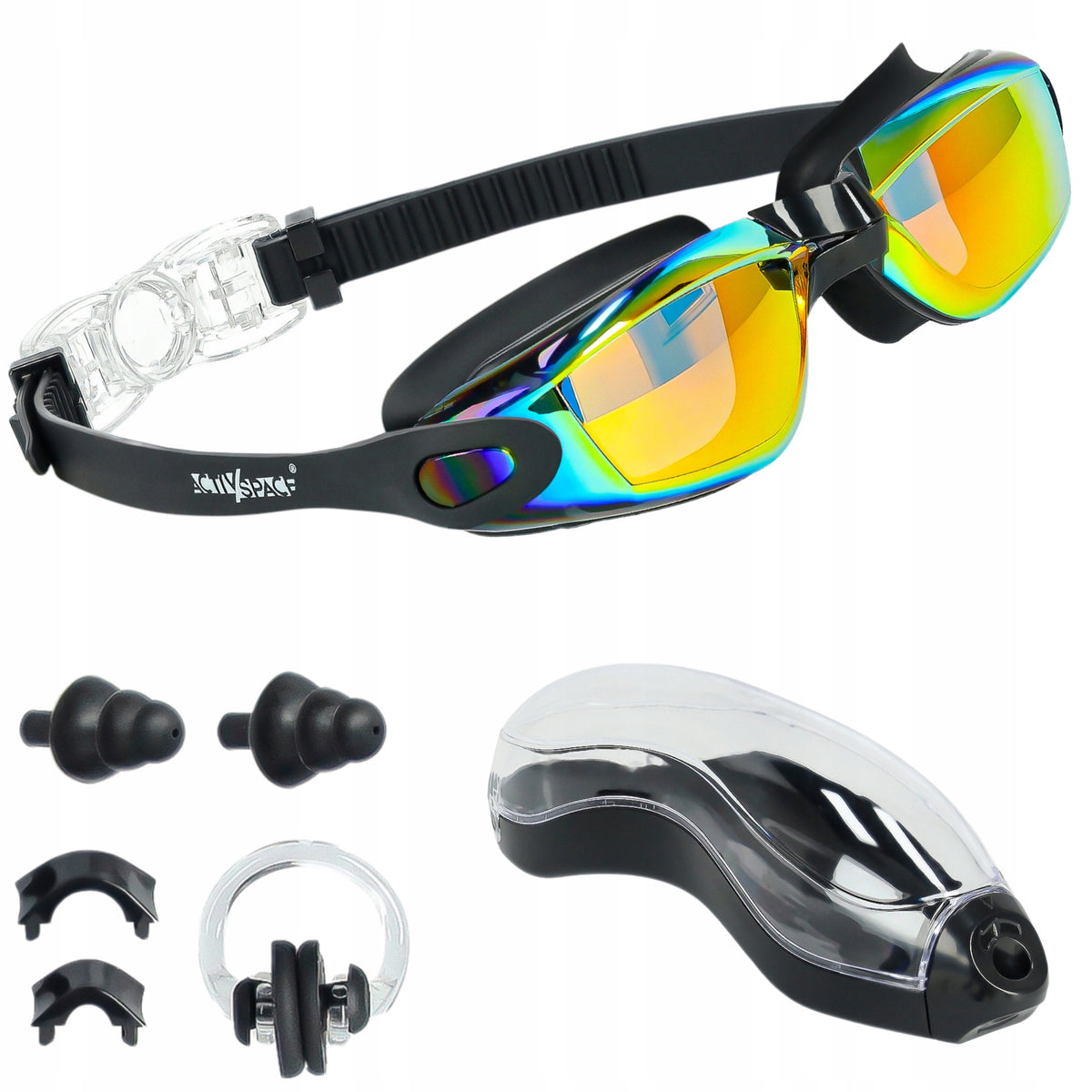 GLASSES SWIMMING GOGGLES UV EASY POOL CLOSURE FOR SWIMMING ANTI-FOG PRO