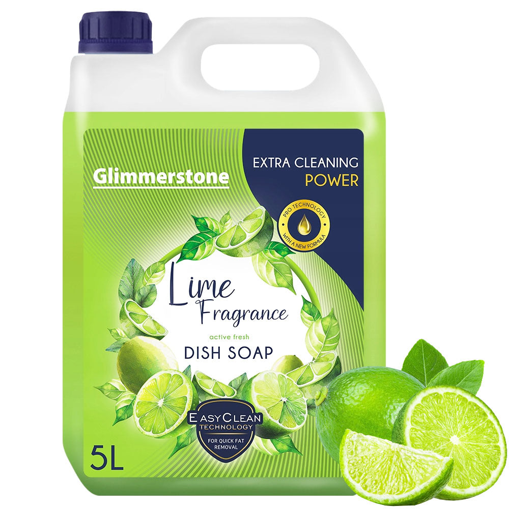 GLIMMERSTONE LIQUID DISHWASHING GEL LIME 5L