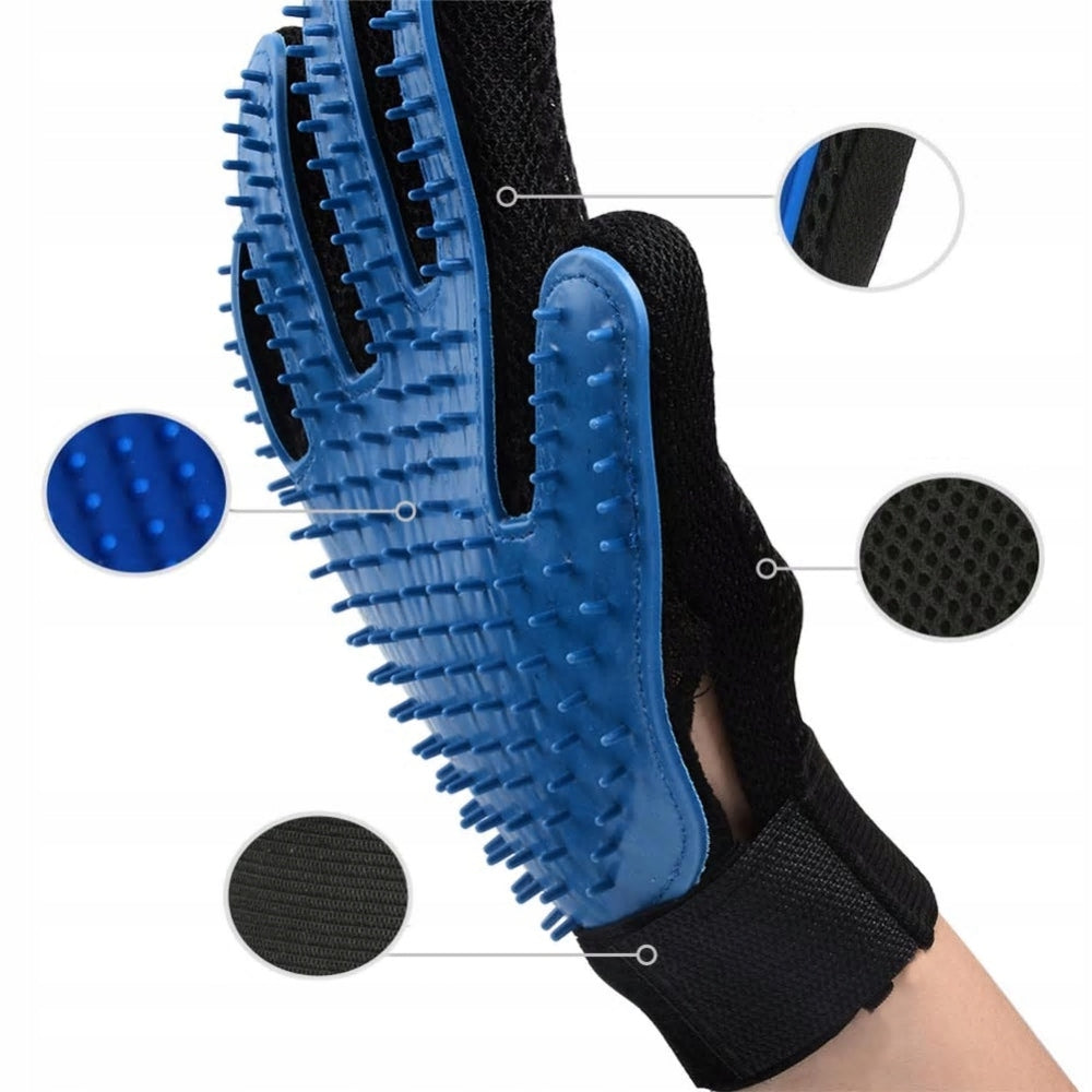 GLOVE BRUSH FOR COMBING ANIMAL HAIR CAT RIGHT Packaging status original
