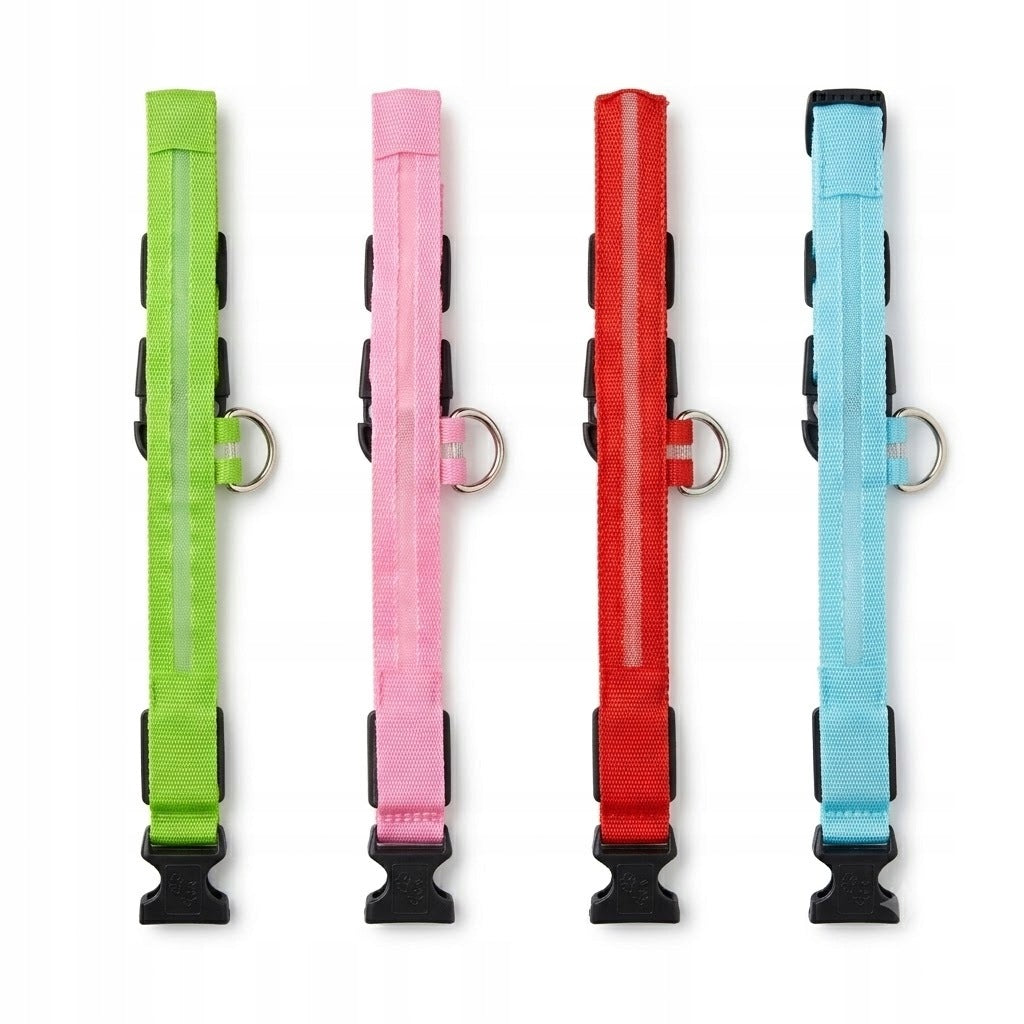 GLOWING LED DOG COLLAR M 45 CM GLOWING