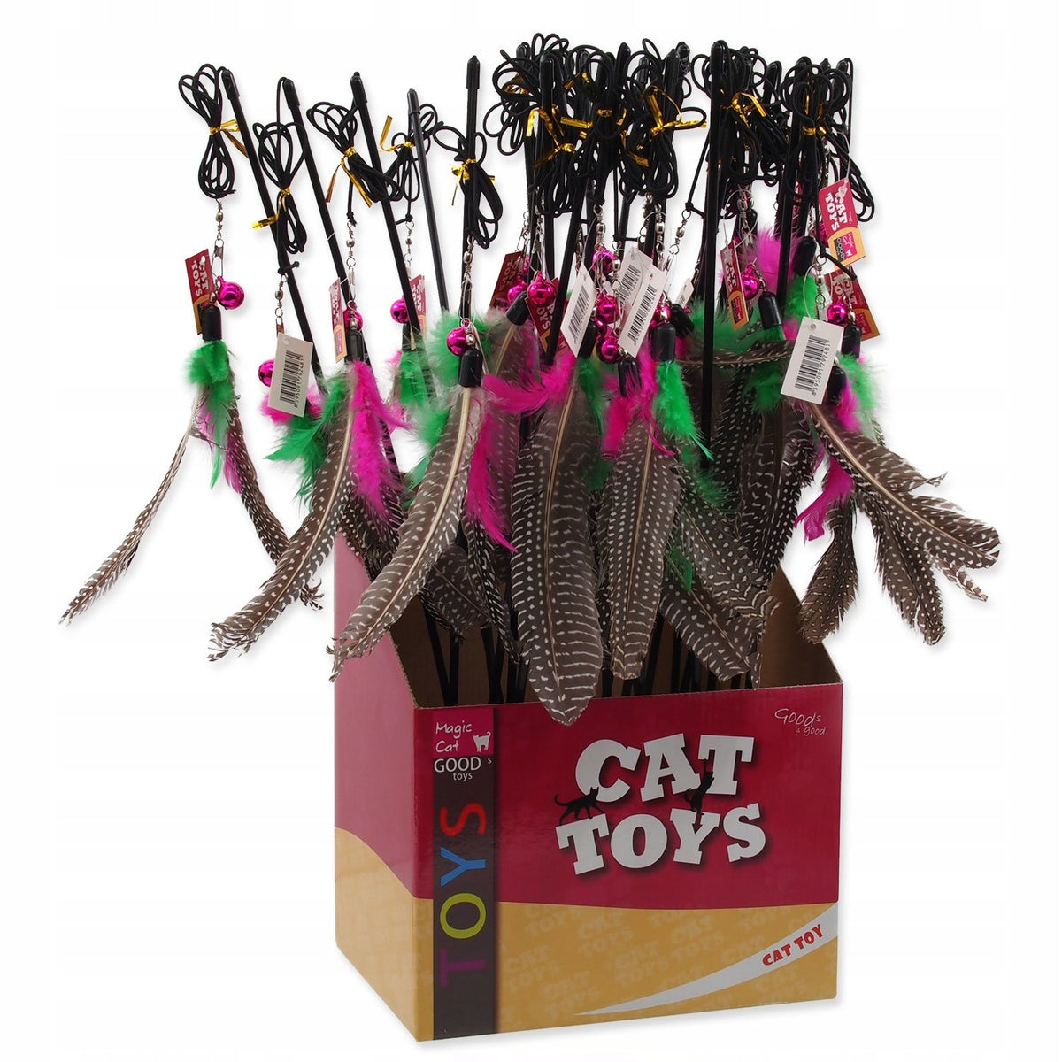 GOOD TOYS CAT ROD WITH FEATHERS AND BELL EAN (GTIN) 8595681834157