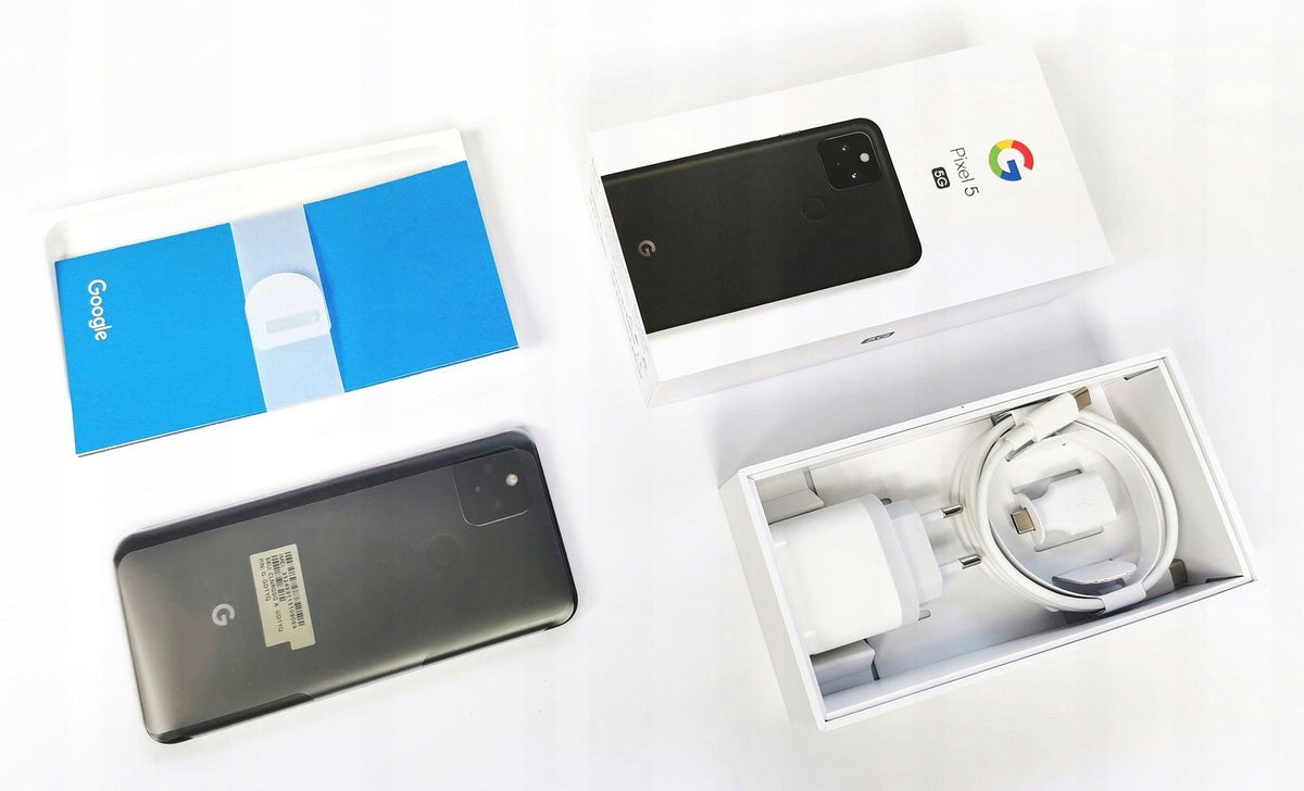 GOOGLE PIXEL 5 8GB 128GB FULL SET FILM Charger included no