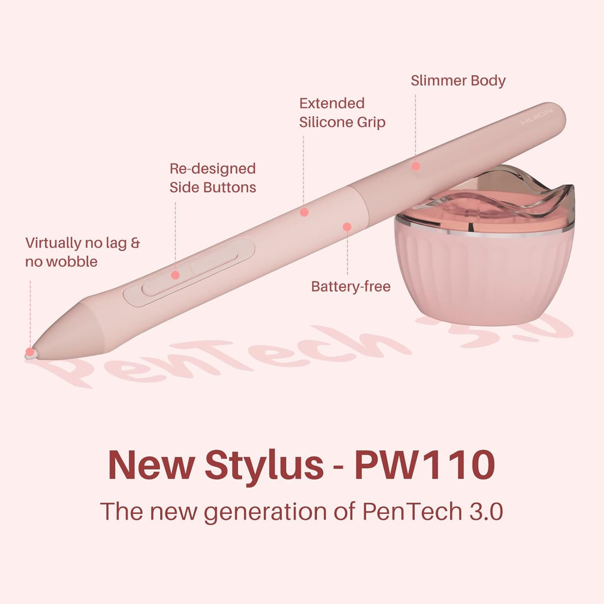 GRAPHIC TABLET INNOVATIVE TABLET FOR ARTISTS AND DESIGNERS PINK Packaging status original