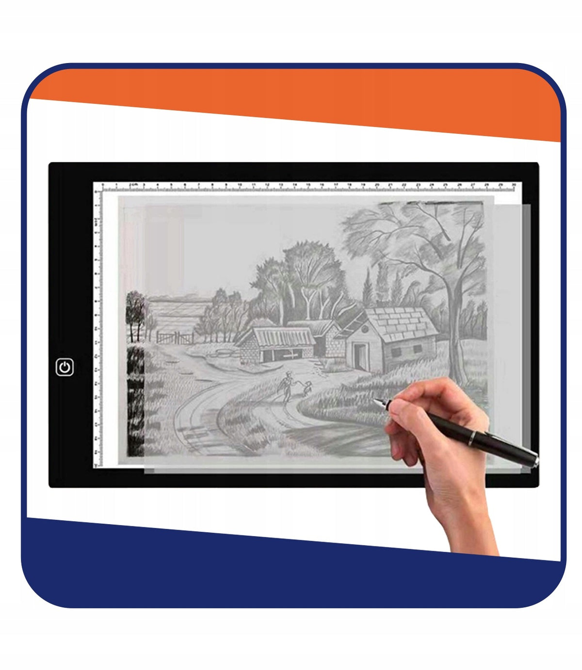 GRAPHICS TABLET LED A4 DRAWING BOARD BACKLIT FOR DRAWING USB