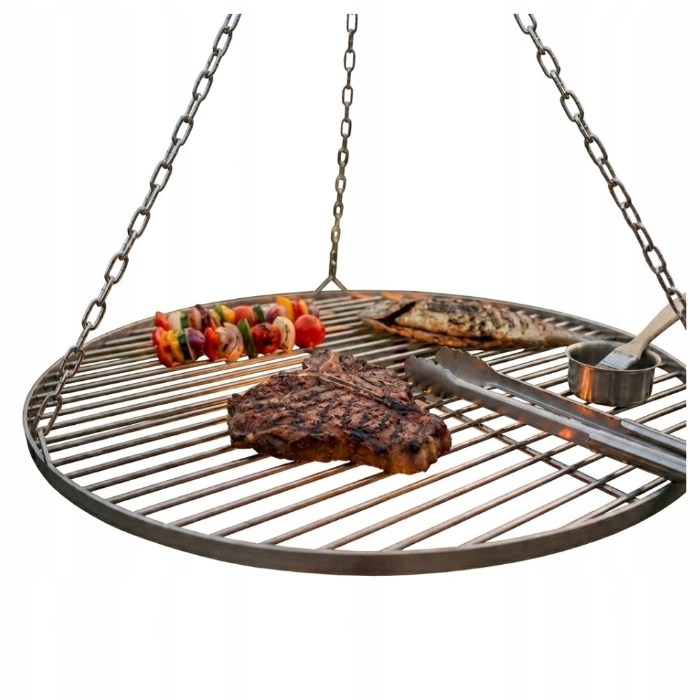 GRATE 80 CM FOR GRILL ROUND HANGING STAINLESS STEEL + CHAIN