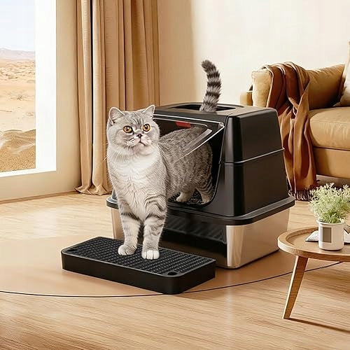GRAVEL CATCHER FOR CAT LITTER BOX ANTI-SLIP FILTER FOR OLDER 32CM