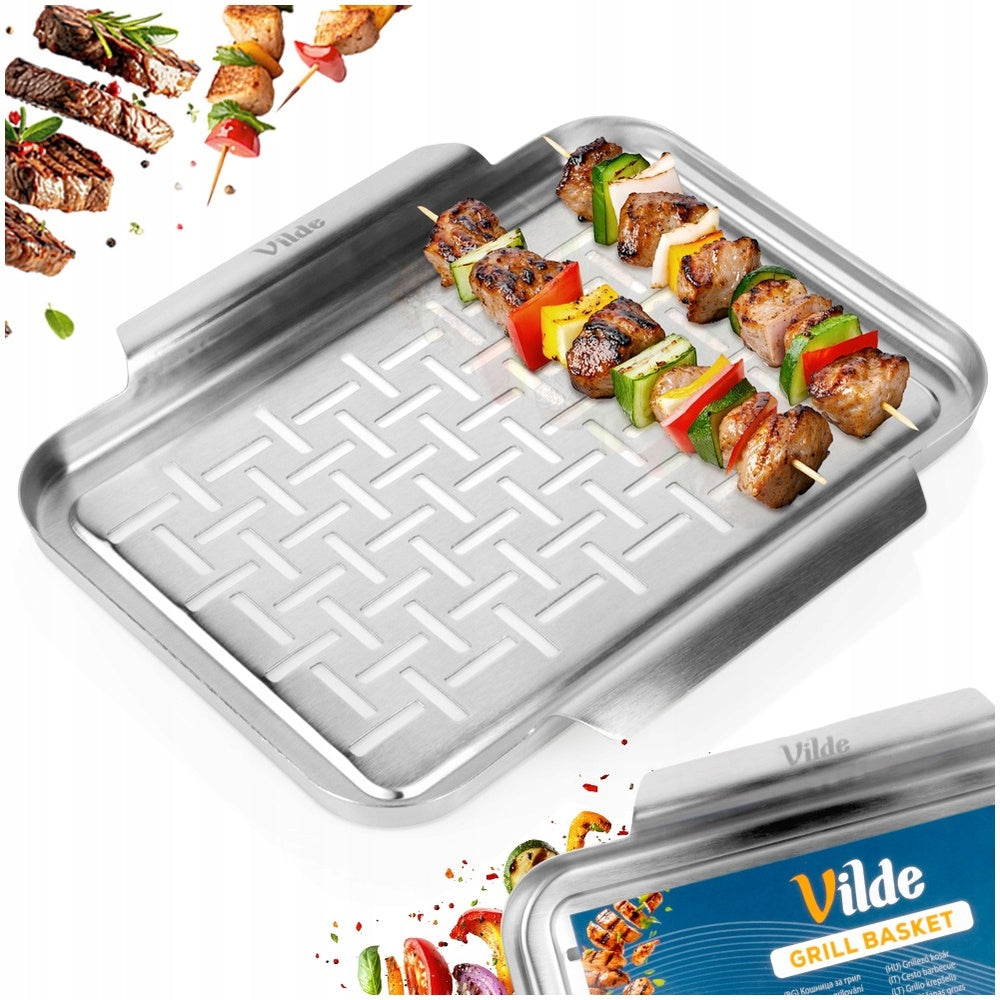 GRILL PLATE SHEET TRAY GRILL GRATE PERFORATED STEEL 29,5CM