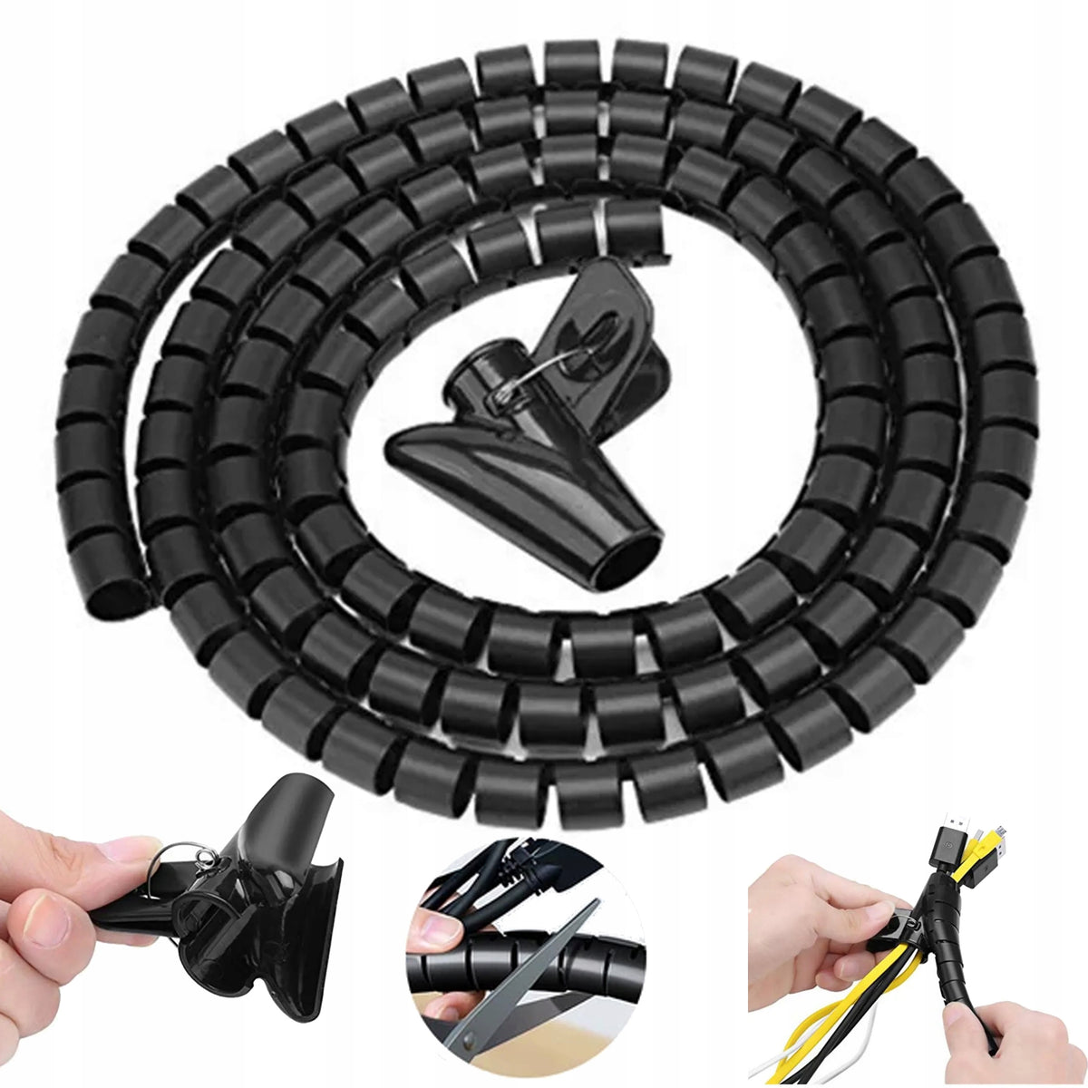 GRILLE CABLE ORGANIZER PESZEL 3M + CLAMP