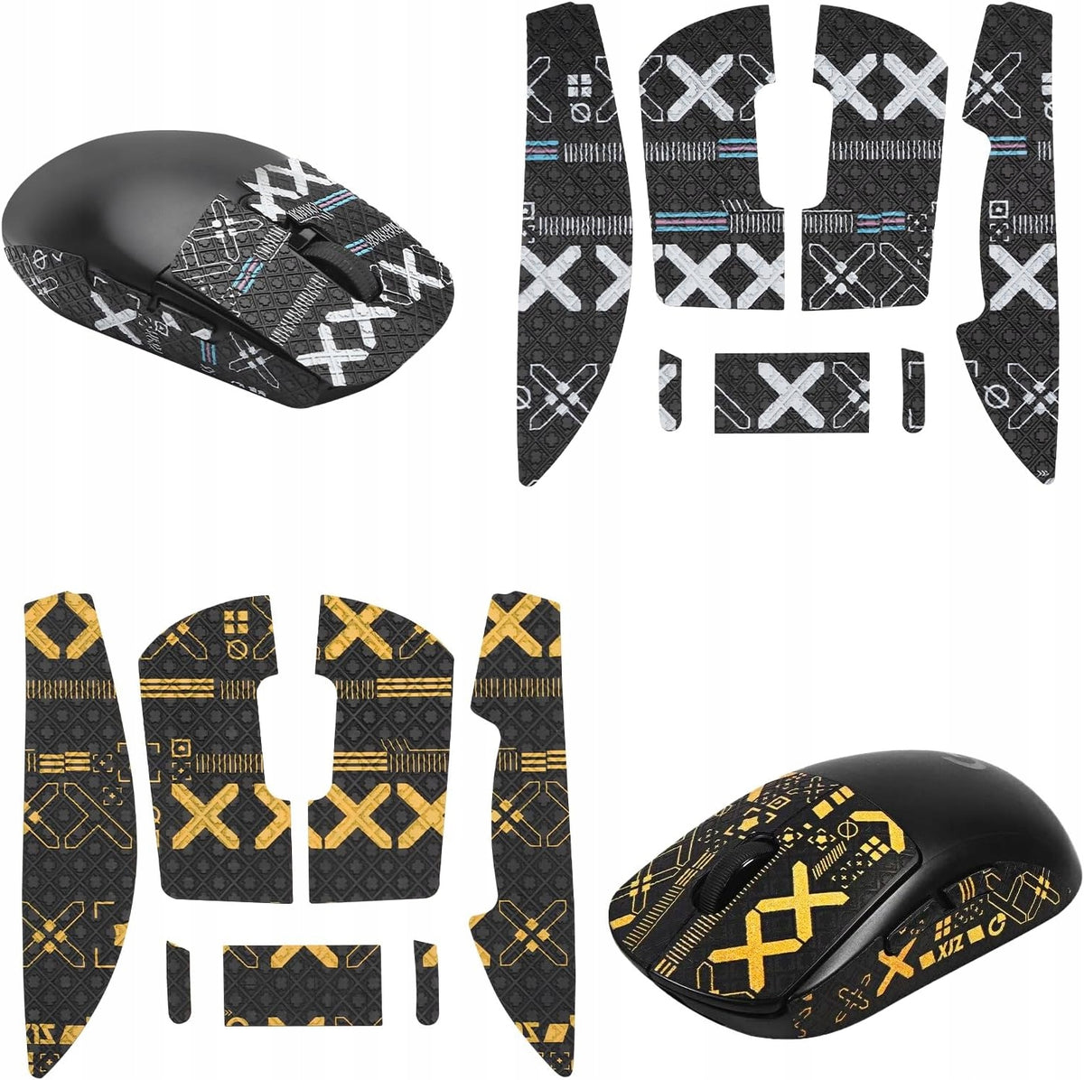 GRIP TAPE FOR MOUSE G PRO X SUPERLIGHT 2 ULTRA THIN SELF-ADHESIVE