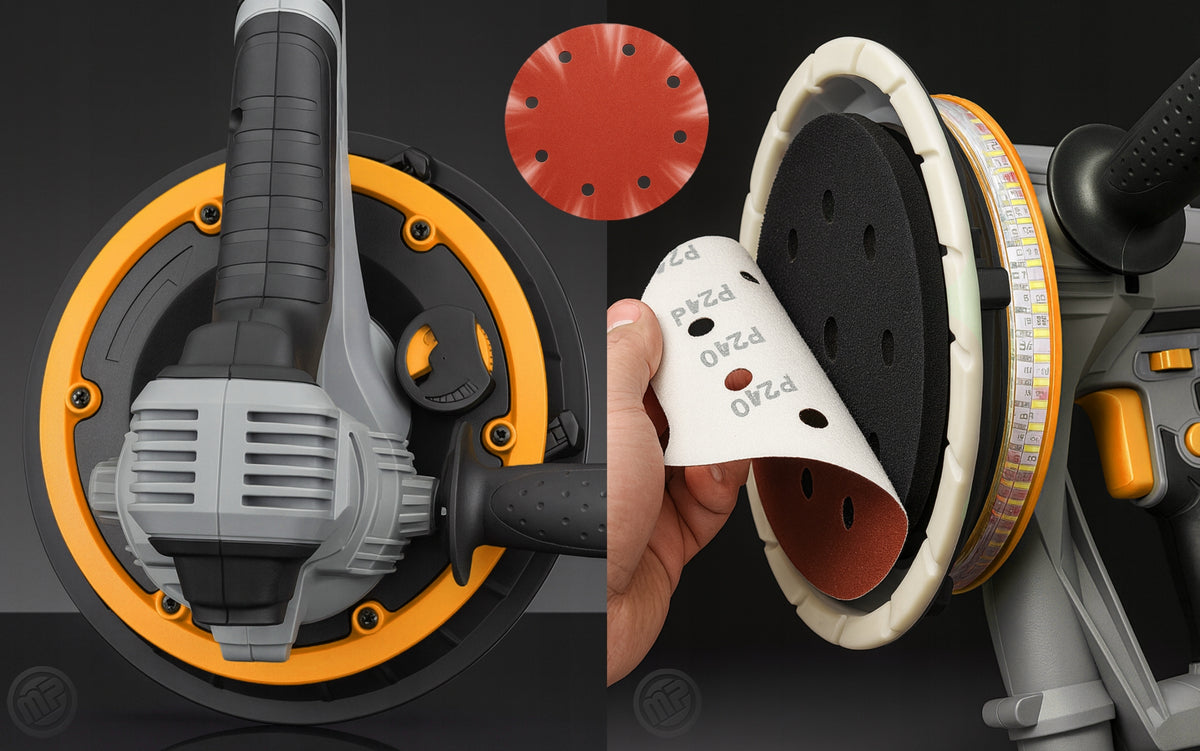 GYPSUM SANDER PLASTERING CEILING WALLS WITH DUST REMOVAL MP0015 Packaging status original