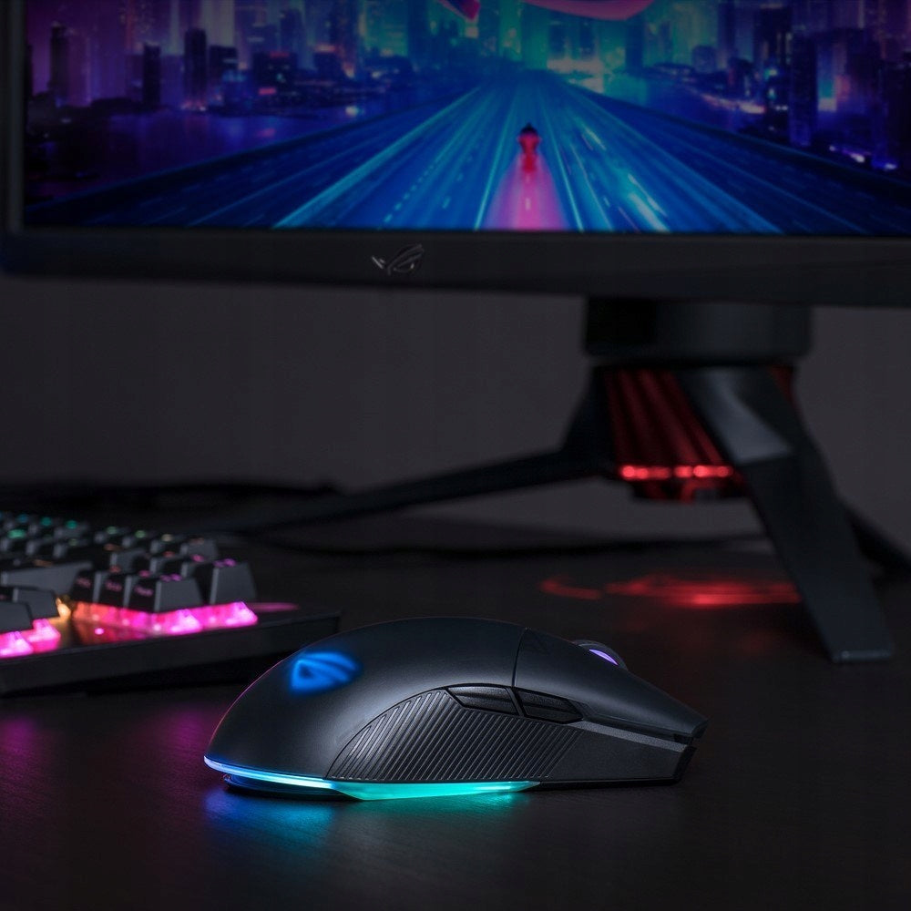 Gaming Mouse ASUS Rog Pugio II Lightweight Precision Wireless for Players Packaging status original