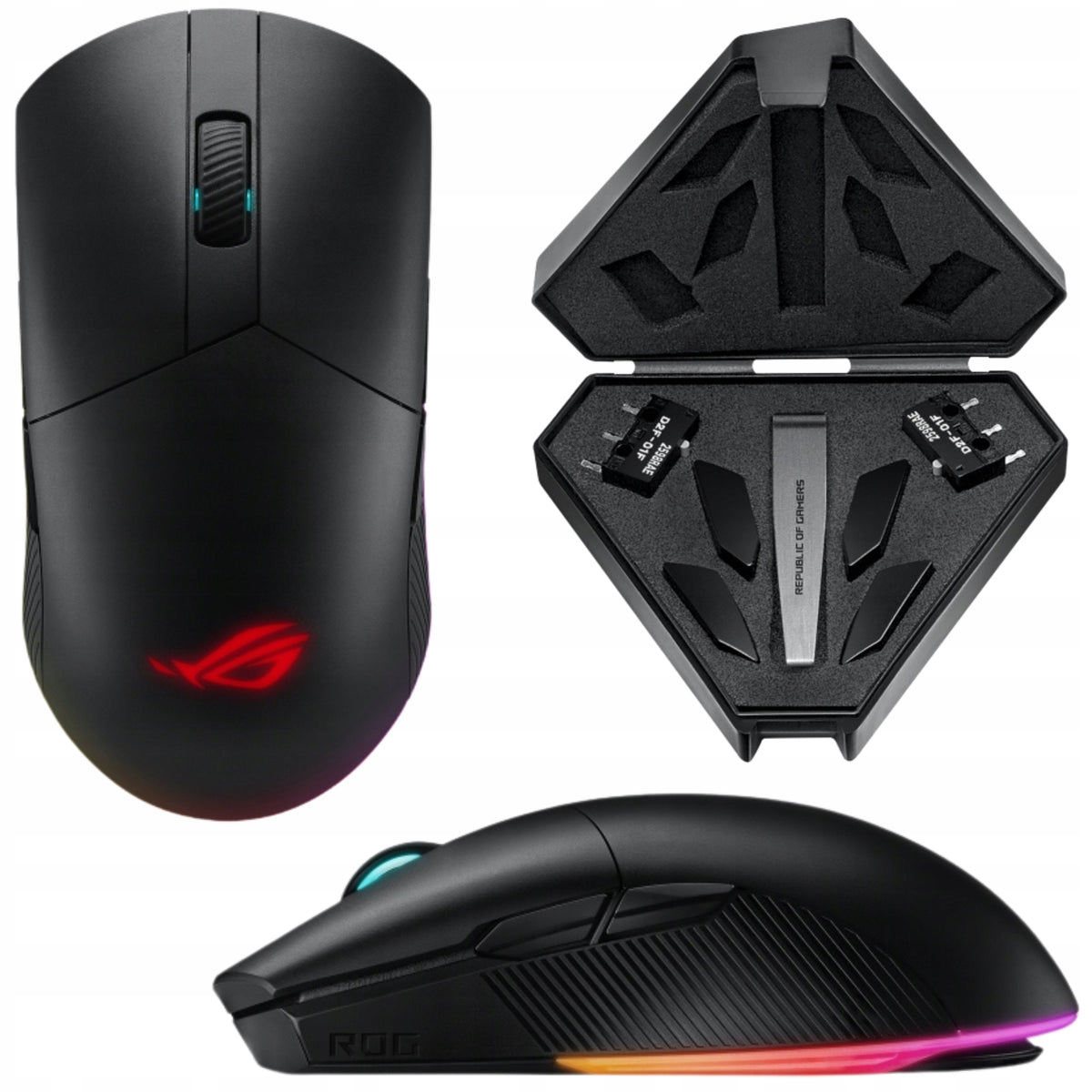 Gaming Mouse ASUS Rog Pugio II Lightweight Precision Wireless for Players