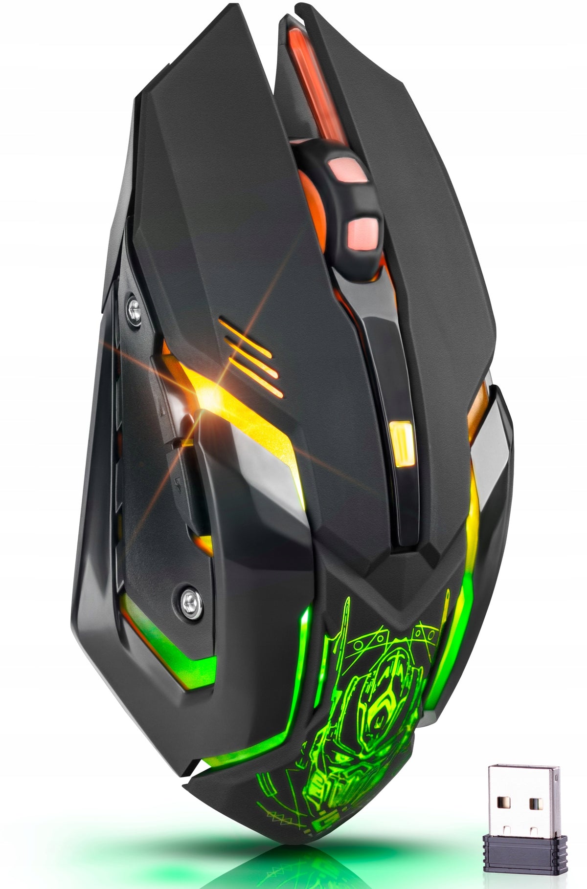 Gaming Mouse Wireless Defender Trigger 3200 DPI LED Rechargeable Battery Manufacturer code 5907291878170 Myszka 3200dpi