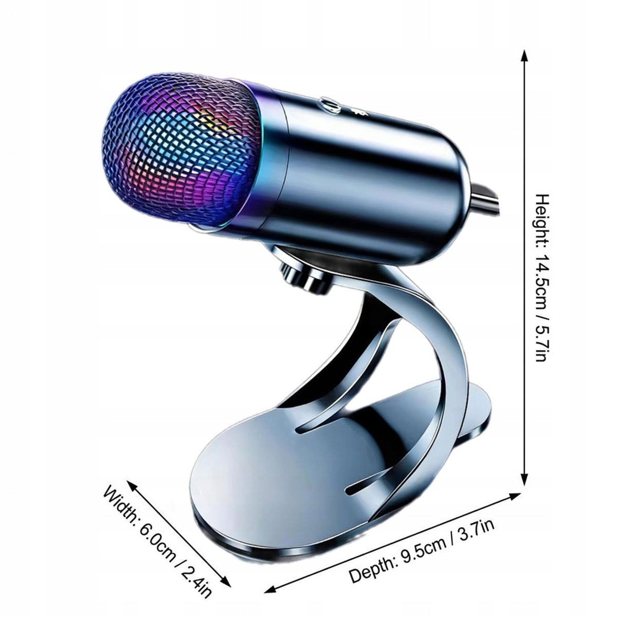 Gaming Streaming Dynamic Mic Podcast Microphone for PC with RBG Lights Packaging status original