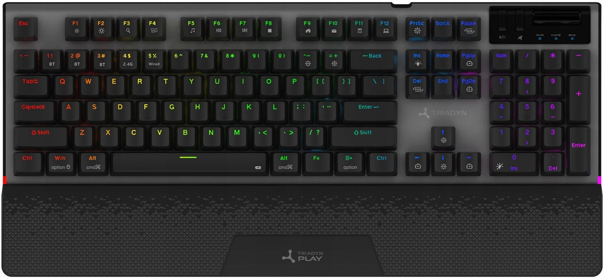 Gaming Wireless RGB Mechanical Keyboard Triadyn HYPERION OUTEMU