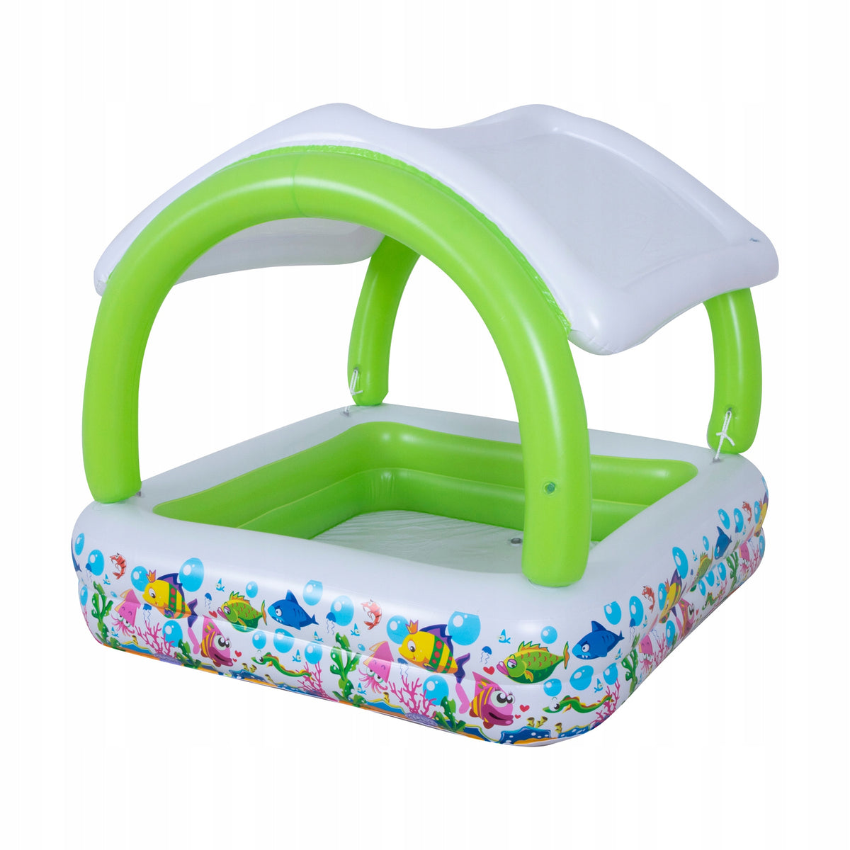 Garden Pool Pumped Inflatable With Canopy For Kids SUNCLUB Packaging status original