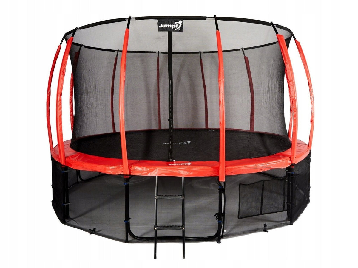 Garden Trampoline Jumpi 435cm/14FT Maxy Comfort Plus Red With Inner