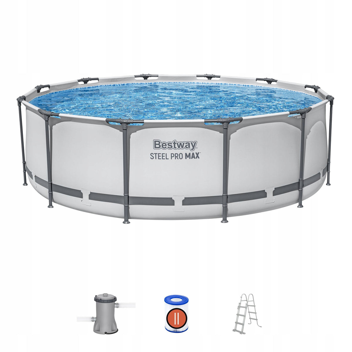 Garden pool rack ladder pump 366x100cm BESTWAY 56418
