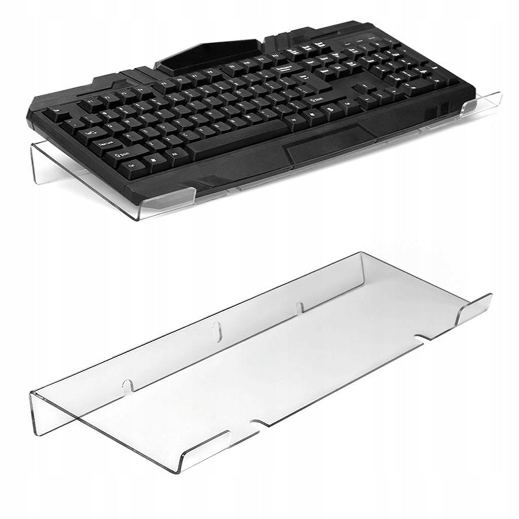 Gazechimp Acrylic Computer Tilted Keyboard Riser Holder for Desktop Manufacturer no brand