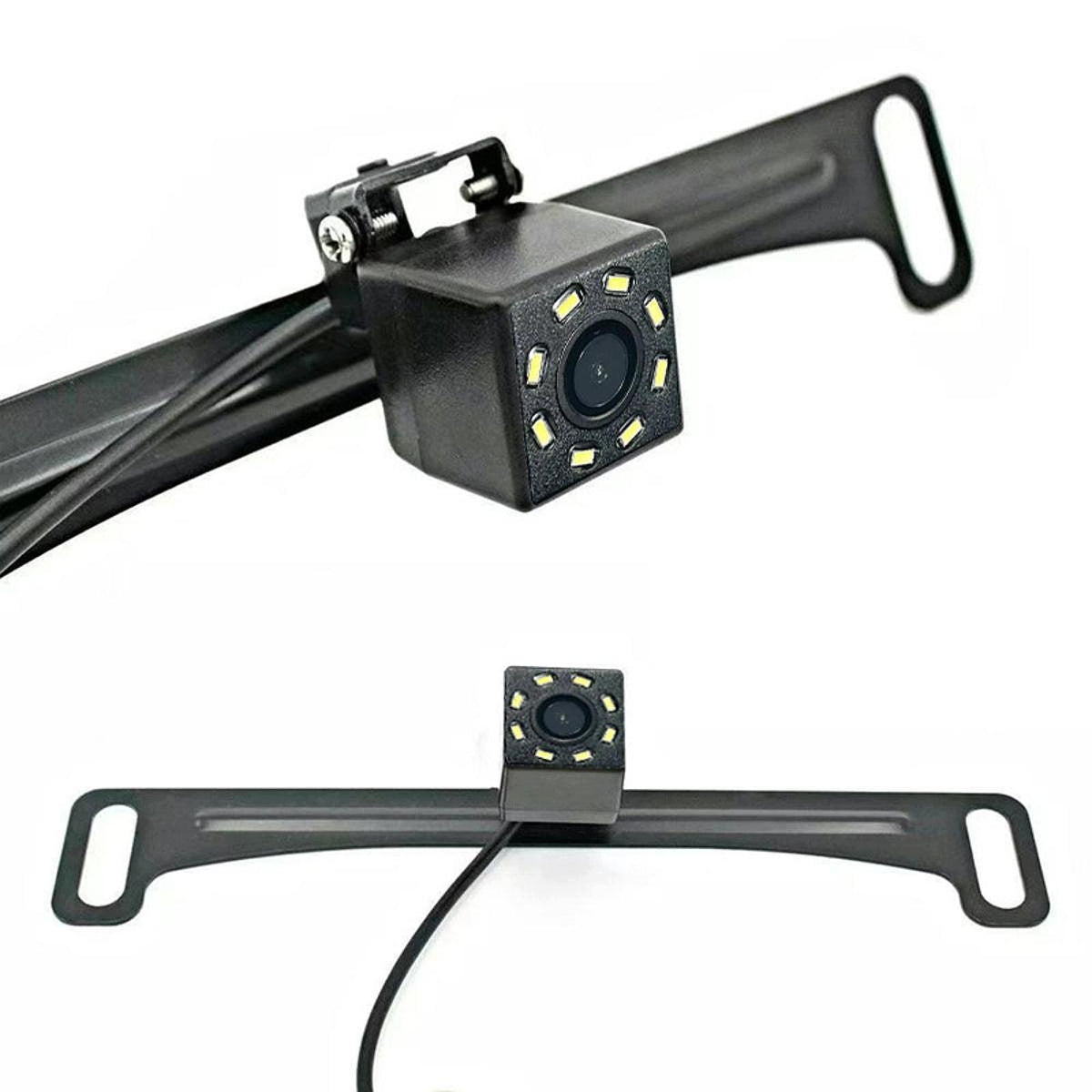 Generic Backup Camera License Plate Mount Installation Holder, Metal Easy Packaging status original