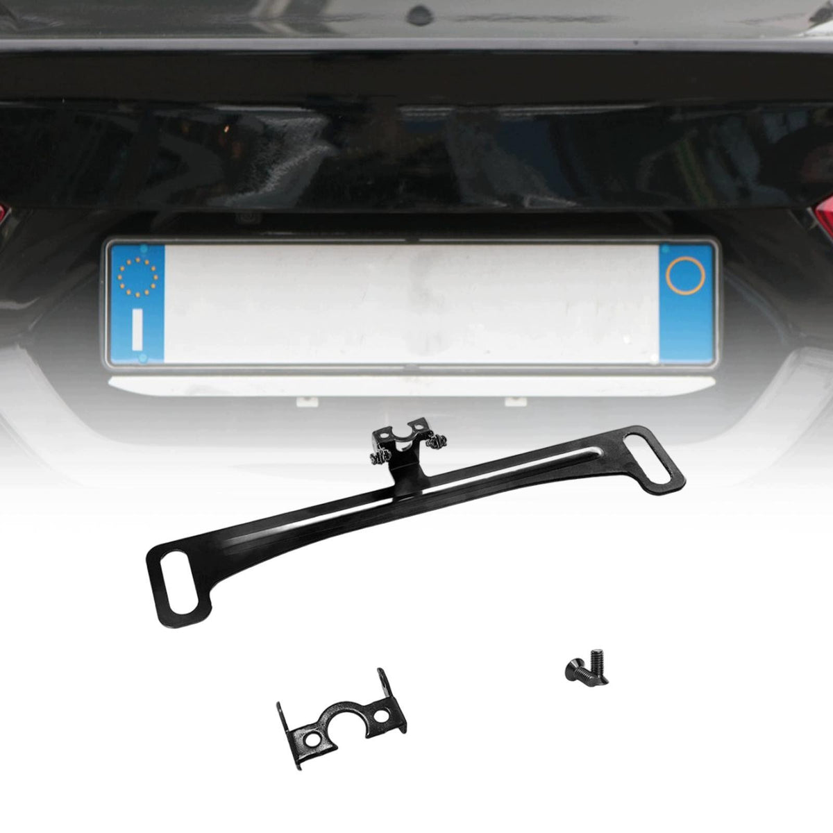 Generic Backup Camera License Plate Mount Installation Holder, Metal Easy