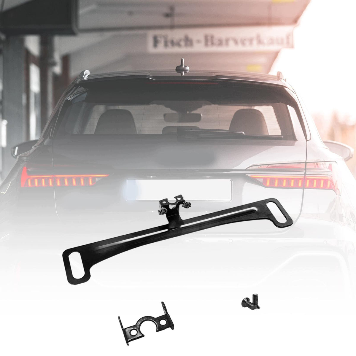 Generic Car Rear View Camera License Plate Bracket Easy to Install Sturdy