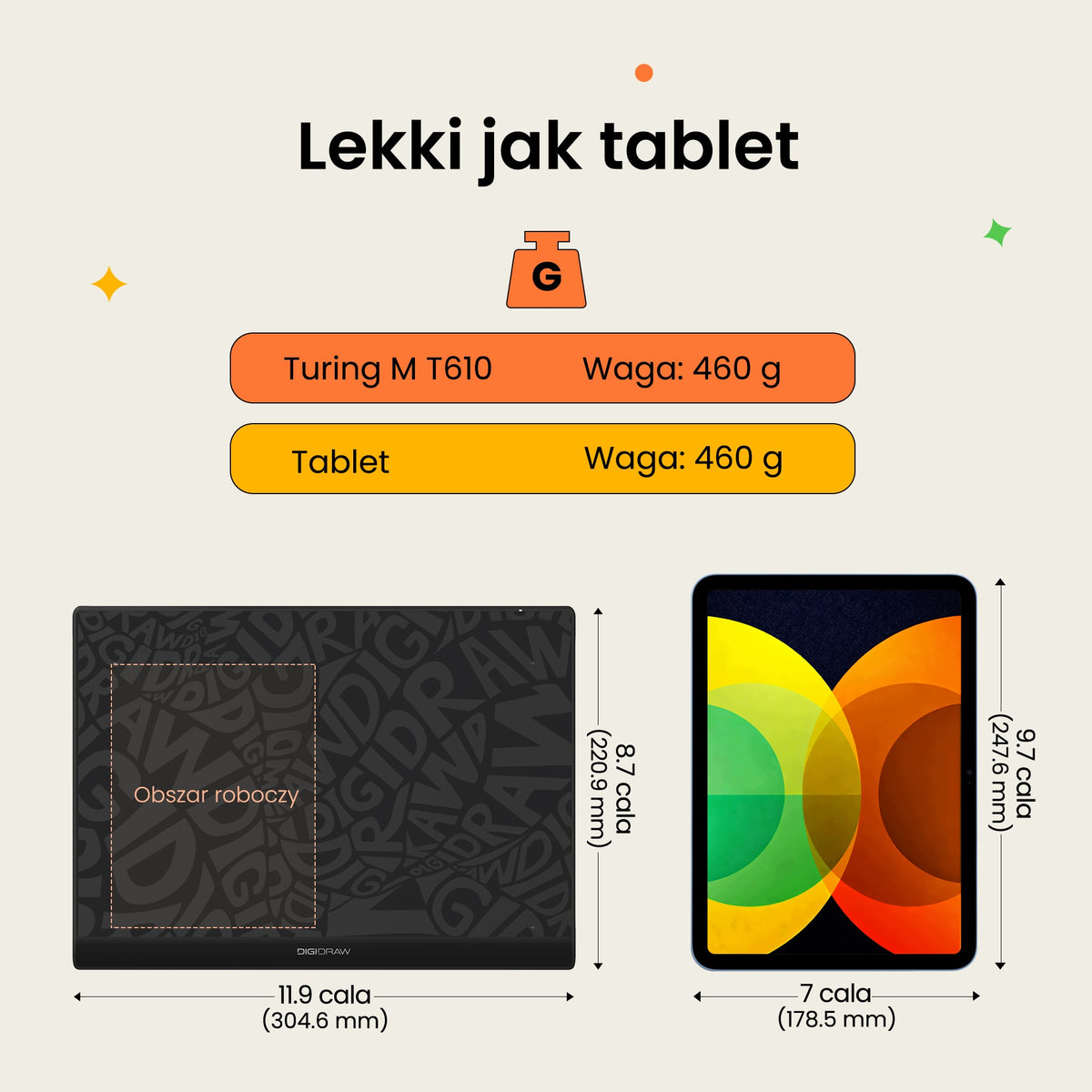 Graphic Tablet DIGIDRAW Turing Basic M for drawing 16384 pressure Packaging status original
