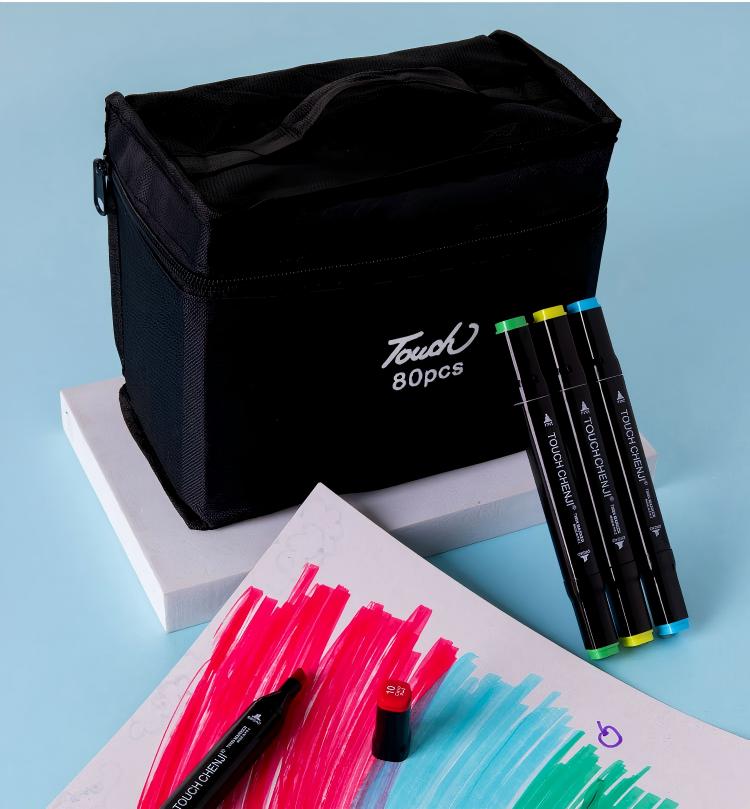 Graphic Tablet - LED Drawing Board A4 + 80 Pcs Markers Packaging status original