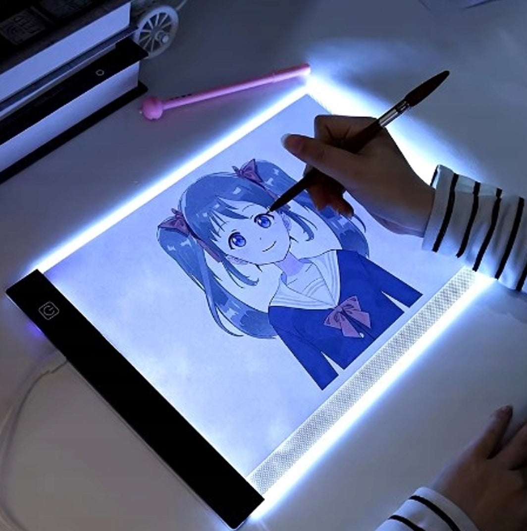 Graphic Tablet - Led Drawing Board + Marker Set + Star Projector Packaging status original