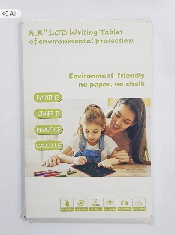Graphics Tablet 8,5 Inch LCD Black For Kids Writing