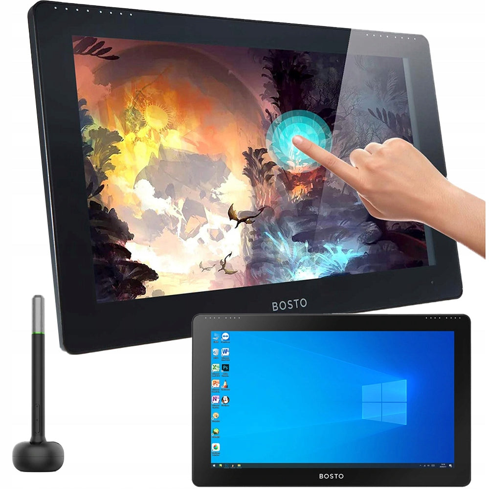 Graphics tablet BOSTO 2in1 with WINDOWS Studio 16HDT
