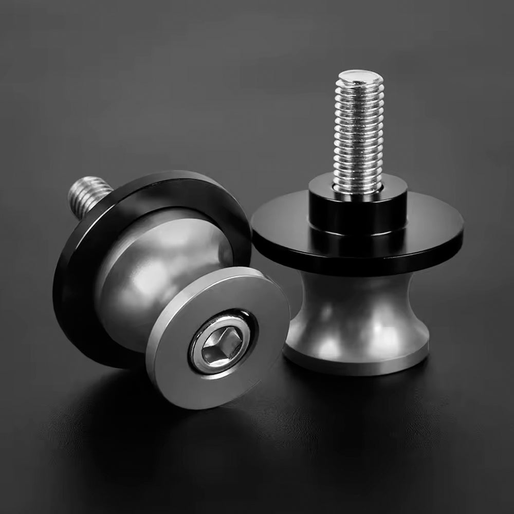 Graphite Motorcycle Lifting Rollers 10mm Sliders Motorcycle Control Arm Lifting capacity 2100 kg