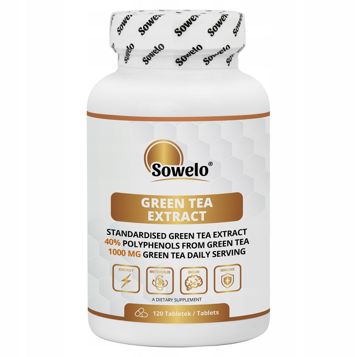 Green Tea Extract | 120 Tablets - Sowelo